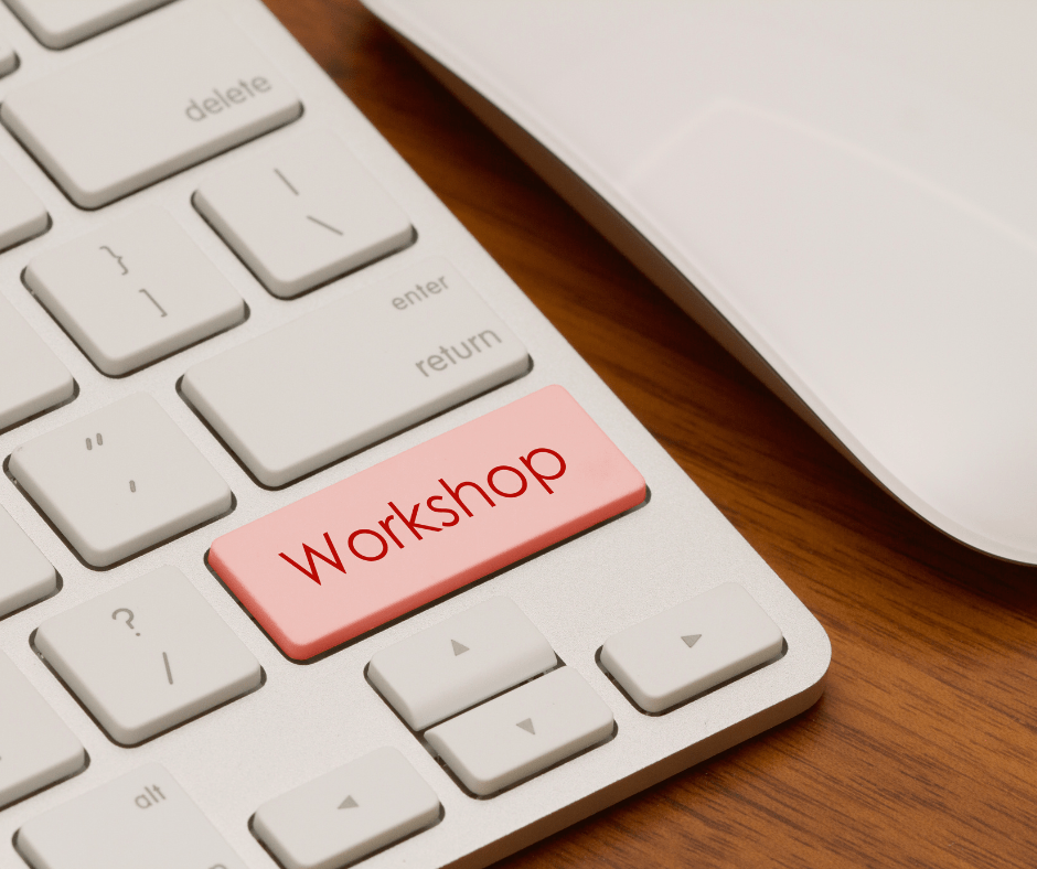 Tastatur mit dem Wort "Workshop"